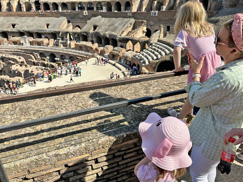 Colosseum and Ancient Rome Family Tour for Kids - Pace and group size: what 3 families total changes