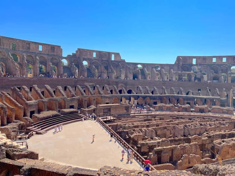 Colosseum Underground All Access Tour with Ancient Rome - Getting in fast: meeting point and first impressions