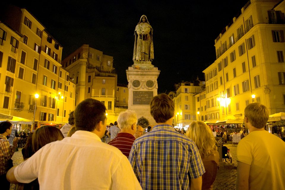 Dark Heart of Rome - Facts, Legend & Mystery Walking Tour - Campo de’ Fiori at Night: More Than a Daytime Square