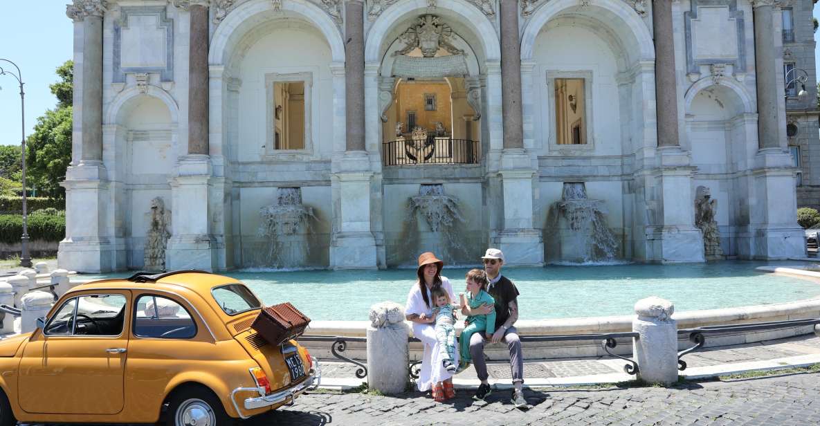 Fiat Cinquecento Vintage Rome City & Photo Tour - Vehicle size, kids, and who should skip this
