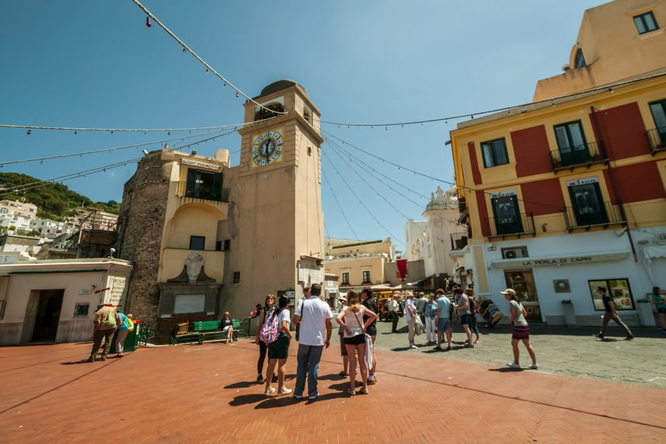 From Rome: Capri Guided Day Trip with Blue Grotto - Crossing To Capri From Naples: Ferry Time And First Impressions At Marina Grande