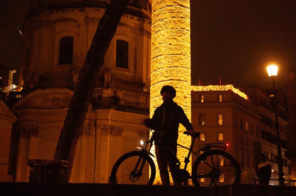 Night Tour of Rome with Top E-bike & optional Italian Dinner - Route walkthrough: from Via Labicana to Colosseum at sunset