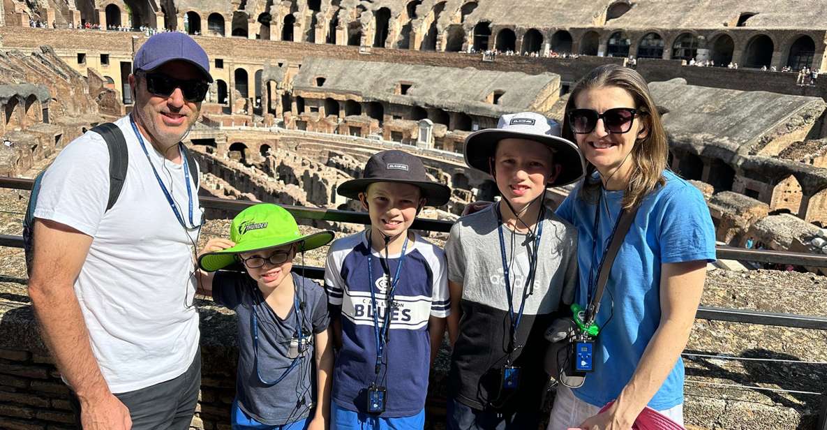 Private Colosseum & Ancient Rome Family Tour for Kids - Colosseum floors and Roman drama: how the tour stays kid-proof