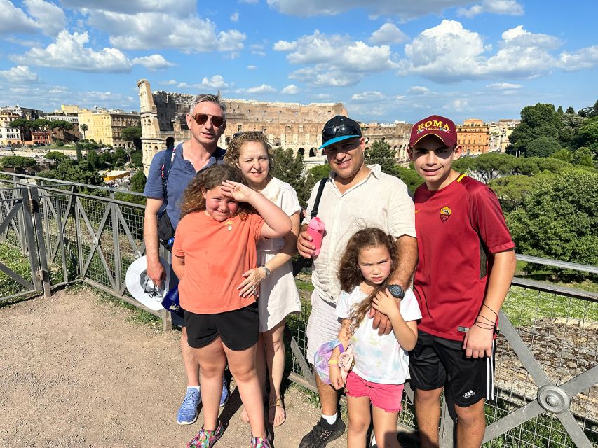 Private Colosseum & Ancient Rome Family Tour for Kids - The Roman Forum stops: temples, courts, palaces, and big names