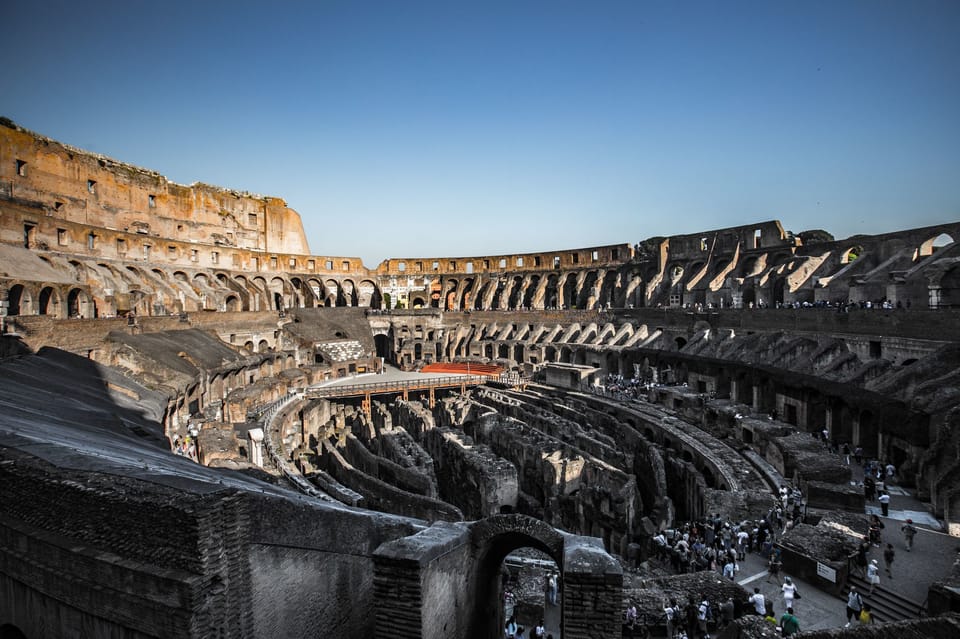 Rome: 1-Hour Fast Colosseum Tour - Up to the second tier: seeing the theatre of power
