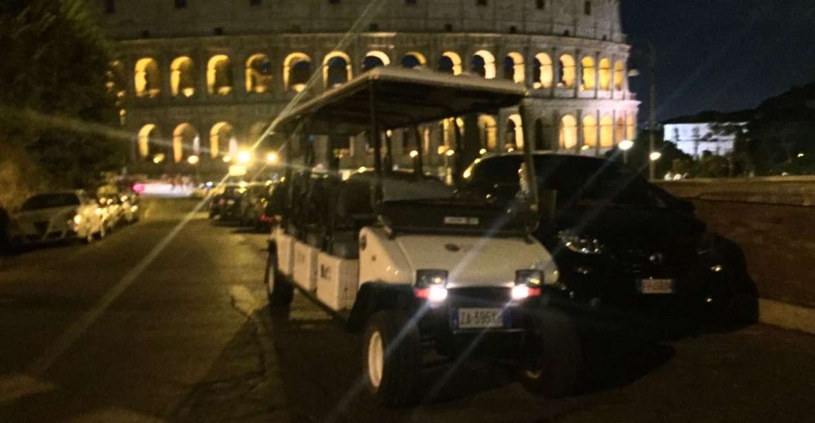 Rome: 2-Hour Golf Cart Sightseeing Tour at Night - Night Rome in Two Hours: What You Really Get