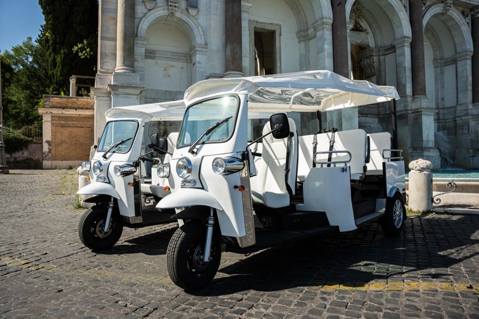 Rome: 2-Hour Vip Tuk-tuk tour with Hotel Pickup and Prosecco - Colosseum Area: Getting Oriented Without Losing the Day