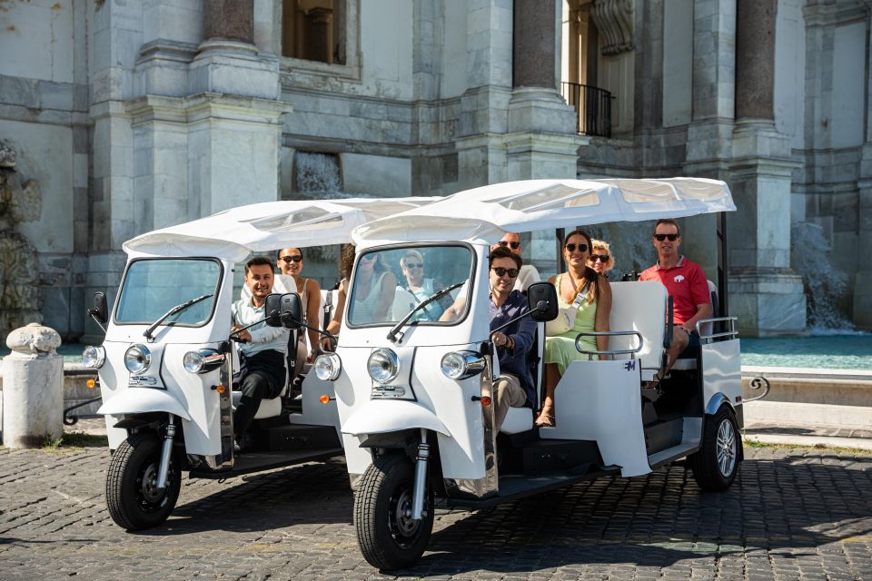 Rome: 2-Hour Vip Tuk-tuk tour with Hotel Pickup and Prosecco - Baths of Caracalla: The Roman-Era Photo Stop That Feels Real