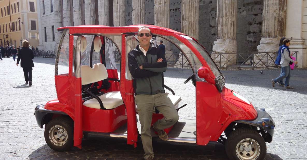 Rome: 4-Hour Private Afternoon Golf Cart City Tour - Why this Rome golf cart tour fits a real afternoon