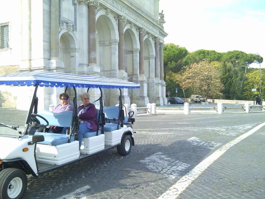 Rome: 4-Hour Private Afternoon Golf Cart City Tour - Trevi Fountain without the marathon crowd crush