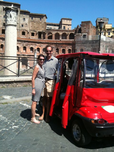 Rome: 4-Hour Private Afternoon Golf Cart City Tour - The Colosseum stop: seeing it as part of the city, not a checkbox