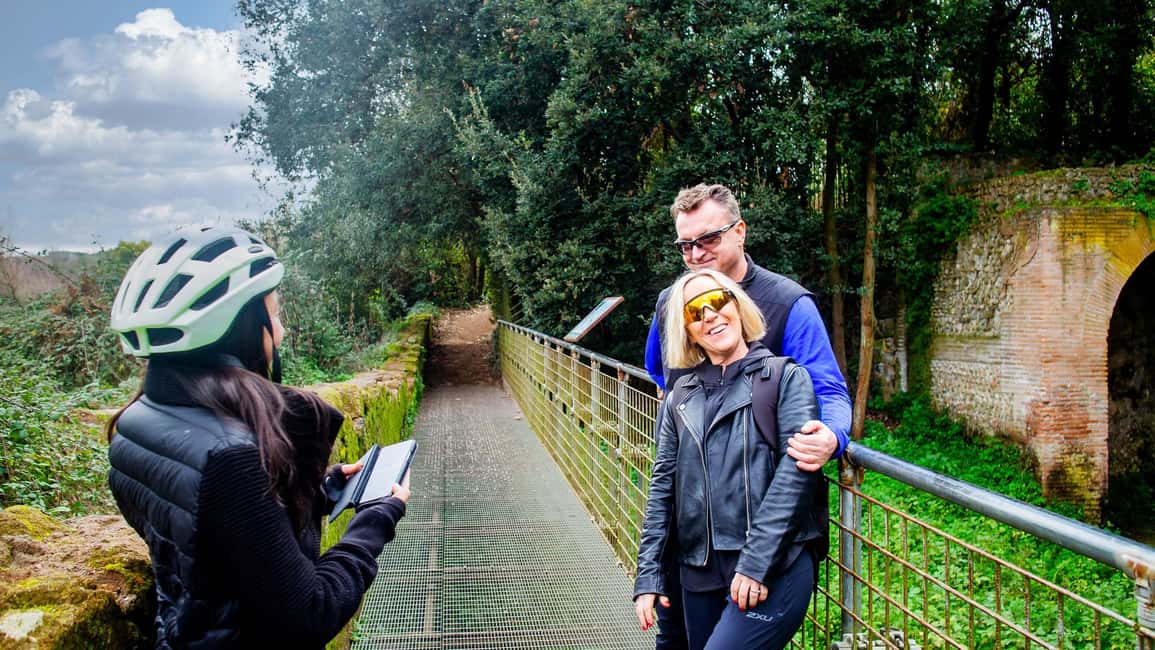 Rome: Appian Way Aqueducts Bike Tour (UPG Catacombs & Lunch) - Caffarella Park: where the Appia Way turns into green calm