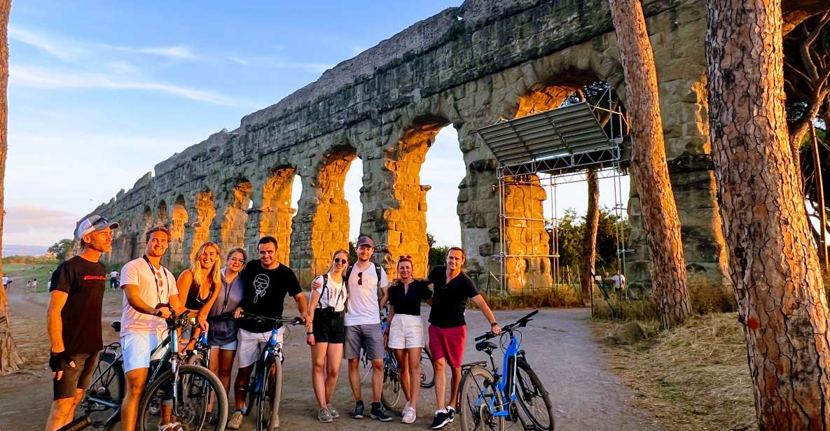 Rome: Appian Way & Catacomb Sunset E-bike Tour with Aperitif - From Porta San Sebastiano to the Catacombs of St. Callisto