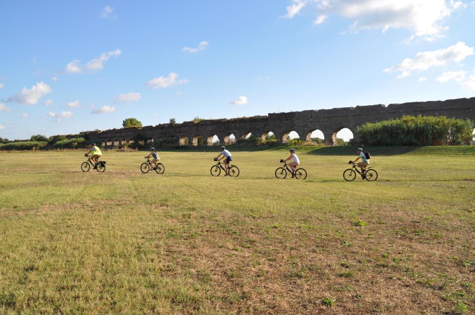 Rome: Appian Way, Catacombs & Roman Aqueducts Top EBike Tour - Caffarella Valley and the Baths of Caracalla: finishing with real Rome texture