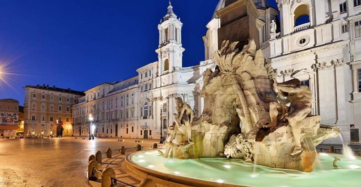 Rome at Twilight Tour Among the Piazzas and Fountains - Piazza Navona at twilight: Rome’s 2,000-year drawing room