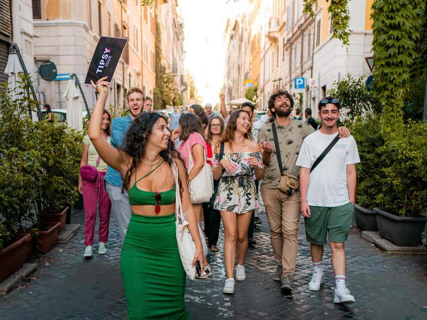 Rome: Bar Crawl with Guide and Drinks Included - The drink lineup: wine, spritz, carpano classico, sambuca, limoncello