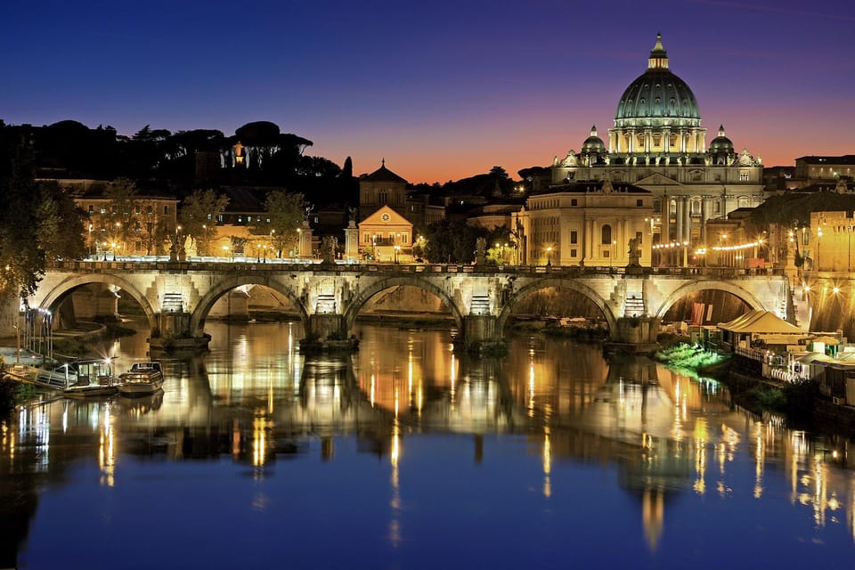 Rome by Night Private Golf Cart Tour - Your night circuit starts with Roman Forum viewpoints