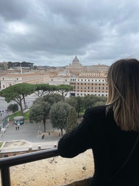 Rome: Castel Sant’Angelo Skip-the-Line Ticket & Audio Guide - Terrace views and Ponte Sant’Angelo photos: the payoff