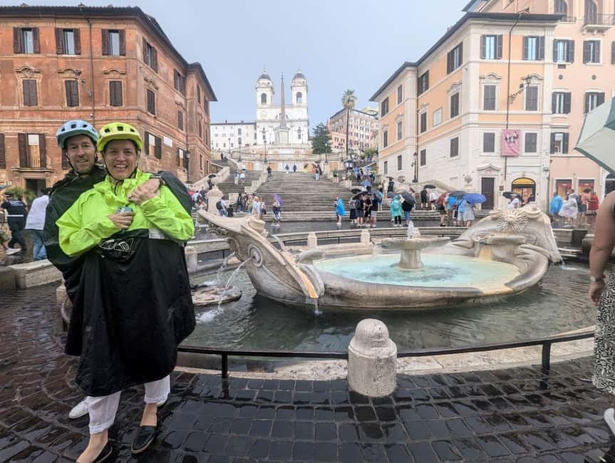 Rome: City Highlights Electric Bike Tour - Piazza di Spagna and Piazza del Popolo: finishing with style