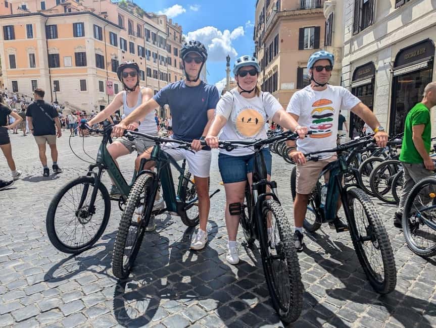 Rome: City Highlights Electric Bike Tour - Piazza Navona and Castel Sant’Angelo: fountains and river views