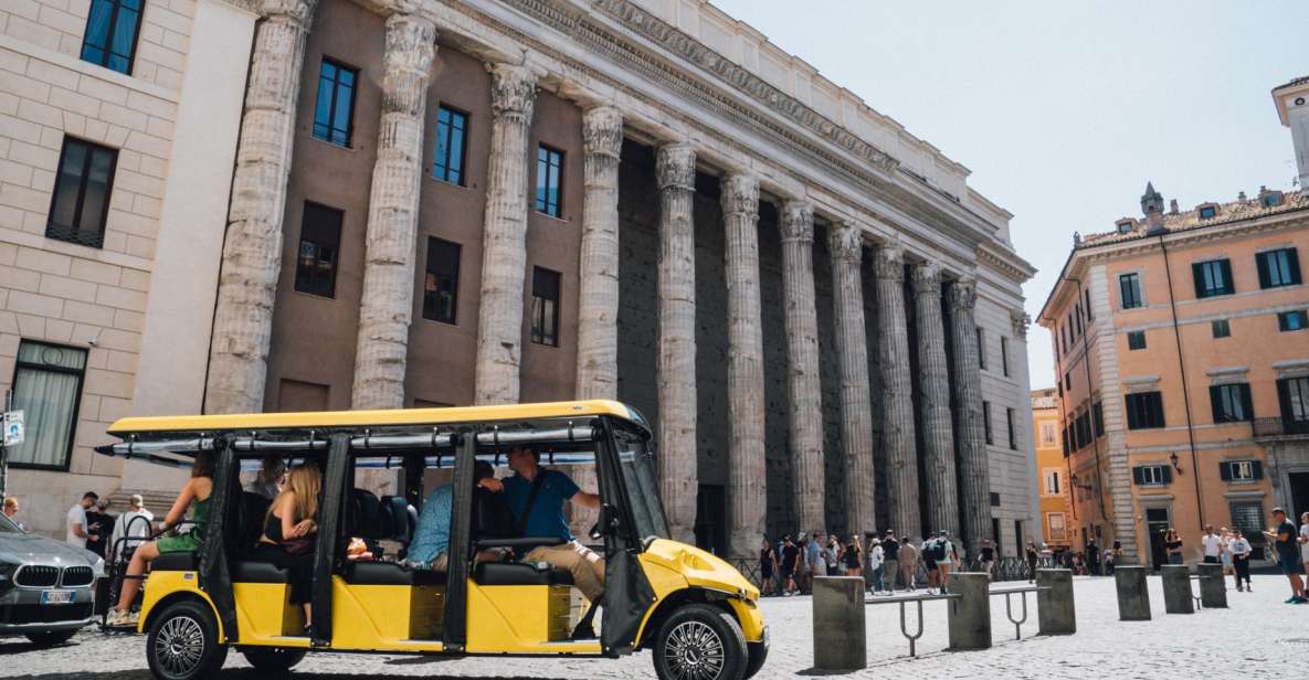 Rome: City Highlights Golf Cart Tour with Local Guide - Piazza Navona: Bernini’s Fountain and the Finish Line