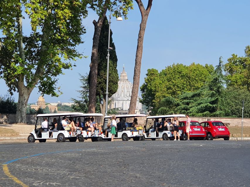 Rome: City Tour by Golf Cart with Gelato - Route walkthrough: Spanish Steps, Trevi Fountain, and the Pantheon area
