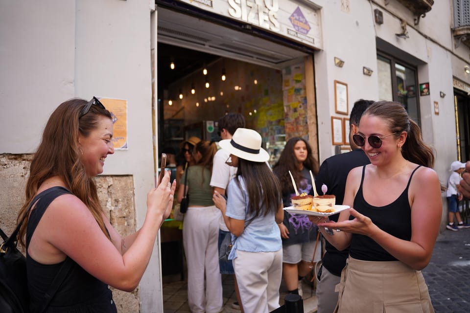 Rome: City Tour by Vespa with Pictures and Sweets Tastings - Piazza Navona dessert tasting: why the sweet stop works here