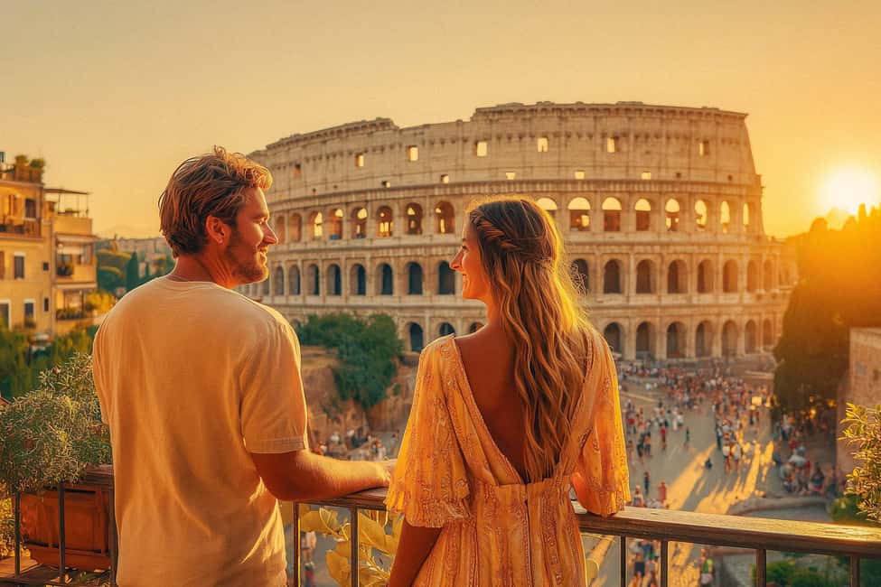 Rome: Colosseum Arena Twilight Tour & Imperial Forum Visit - Trajan’s Column at sunset: the final icon moment