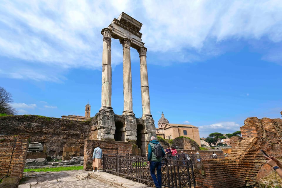 Rome: Colosseum & Forum with Audio Guide App -Optional Arena - Roman Forum: politics, daily life, and big skyline moments