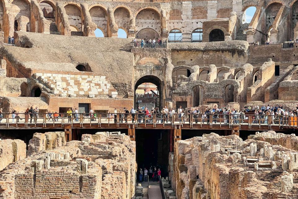 Rome: Colosseum, Palatine Hill and Roman Forum Guided Tour - Outside Colosseum to Arena Viewpoints (Including Optional Underground)