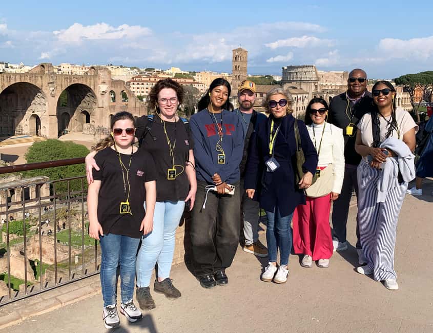 Rome: Colosseum, Roman Forum & Palatine Guided Tour - Colosseum stop: where the big arena story comes alive