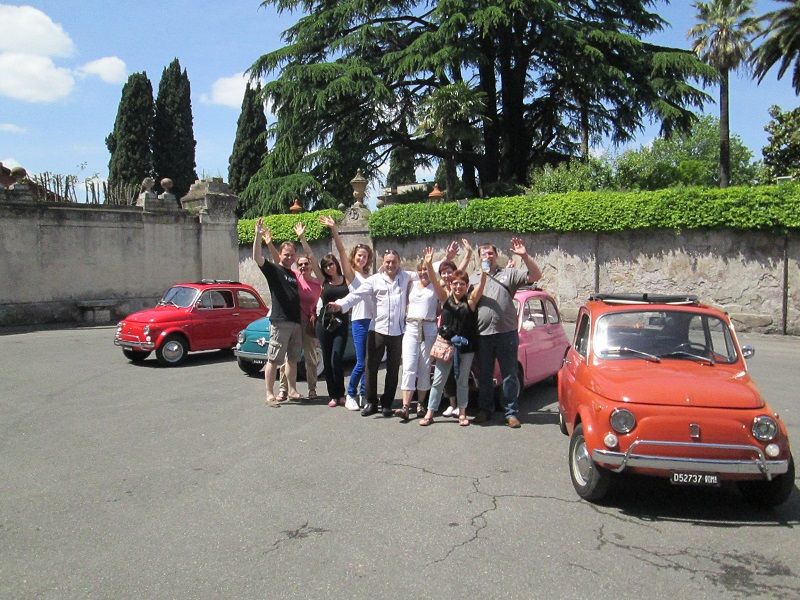 Rome Driving Tour By Vintage Fiat 500 - Trastevere’s tight streets: when a tiny car becomes the right tool