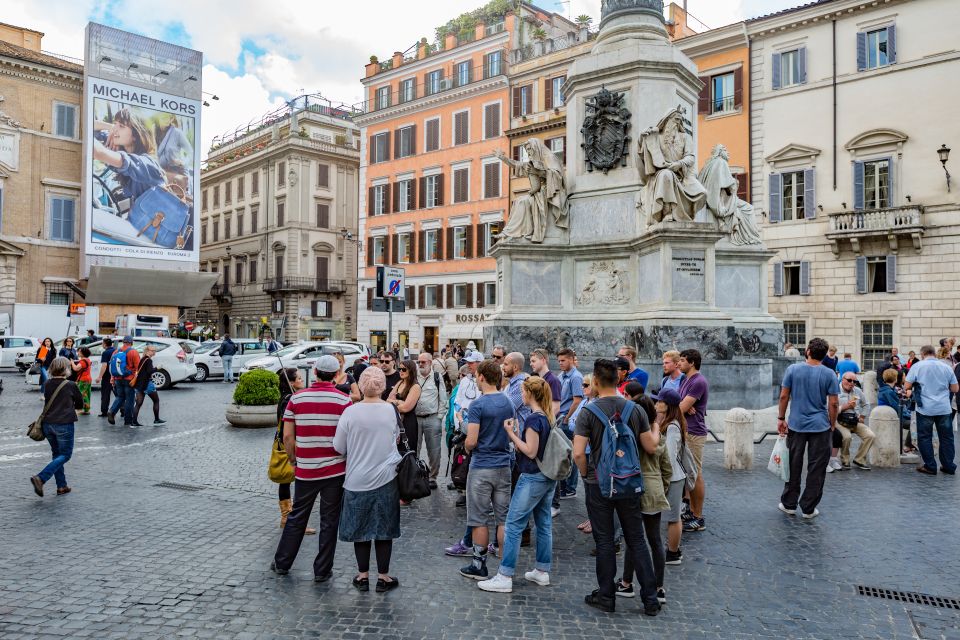 Rome: Fountains and Squares Small-Group Walking Tour - Trevi Fountain finale: throw the coin, then enjoy the afterglow