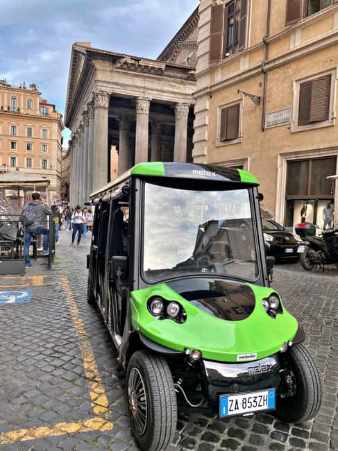 Rome: Golf Cart Tour with Artisanal Gelato Tasting - Arch of Constantine: quick look, good photo angles