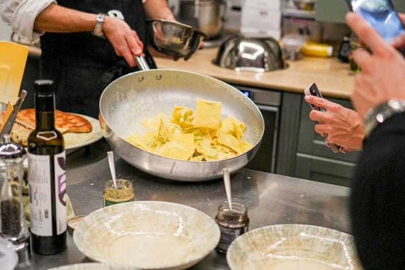Rome: Hands-On Pasta & Tiramisu Class with Unlimited Wine - Stuffed Ravioli: Shaping the Dough and Filling the Pockets