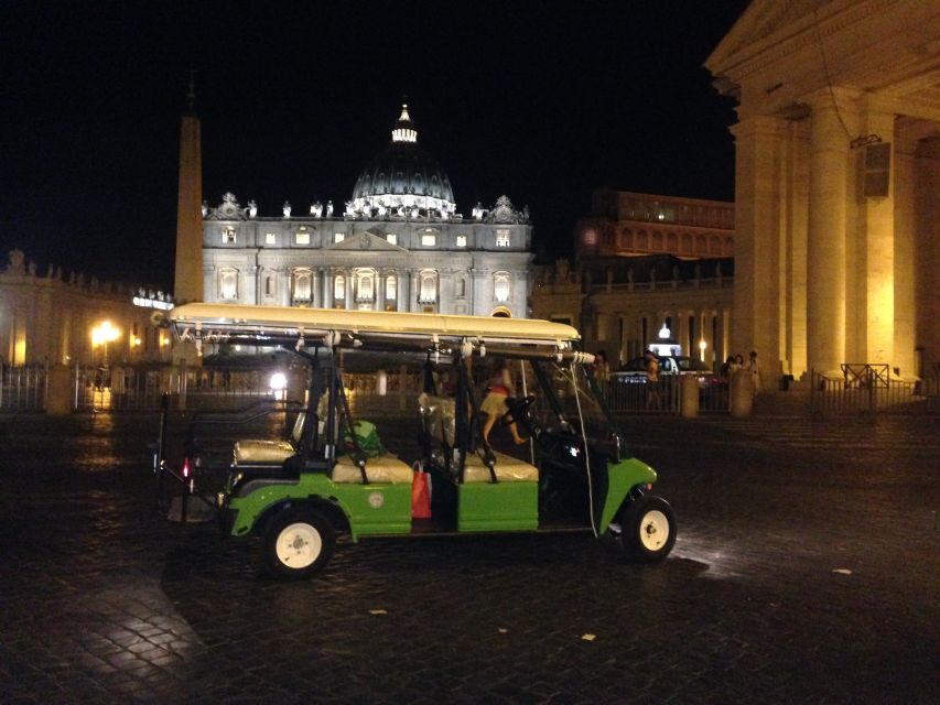 Rome: Imperial City Tour by Golf Cart with Optional Transfer - Rome on wheels: why this golf cart style works