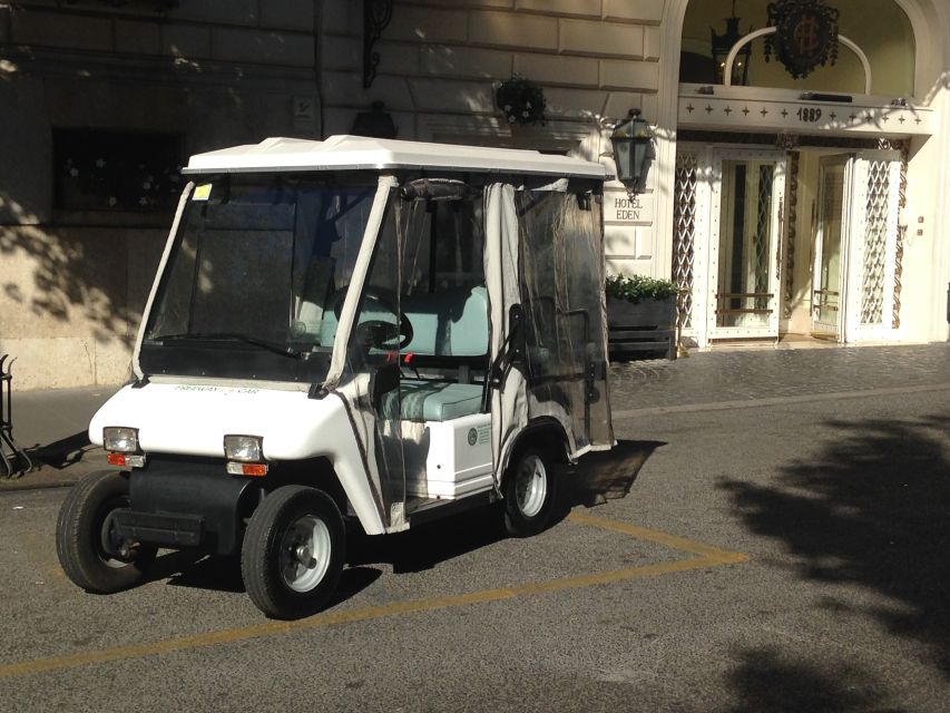 Rome: Imperial City Tour by Golf Cart with Optional Transfer - The pacing of a 3-hour Rome loop