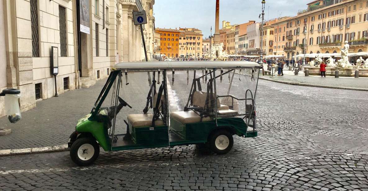 Rome: Imperial City Tour by Golf Cart with Optional Transfer - Corso, Condotti, and the Spanish Steps: elegance meets the everyday
