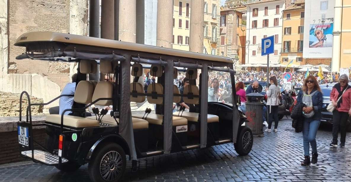 Rome: Night Tour of the City by Golf Cart (Private option) - Circus Maximus to Piazza Venezia: the Roman classics from the road