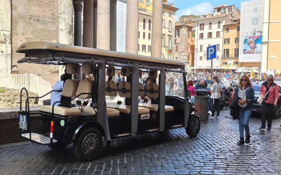 Rome: Night Tour of the City by Golf Cart (Private option) - Pincio Terrace finish: your best final view of the Eternal City