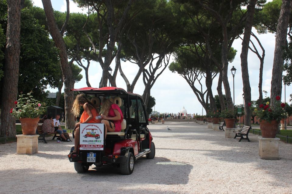 Rome: Private Guided City Highlights Tour by Golf Cart - Aventine Hill: Orange Grove Smells, Knights of Malta, and the Rose Garden