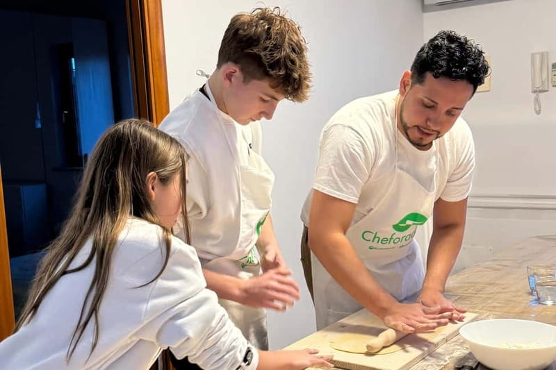 Rome: Rooftop Cooking Class with Wine Tasting near Vatican - Making fresh fettuccine: the part you’ll remember