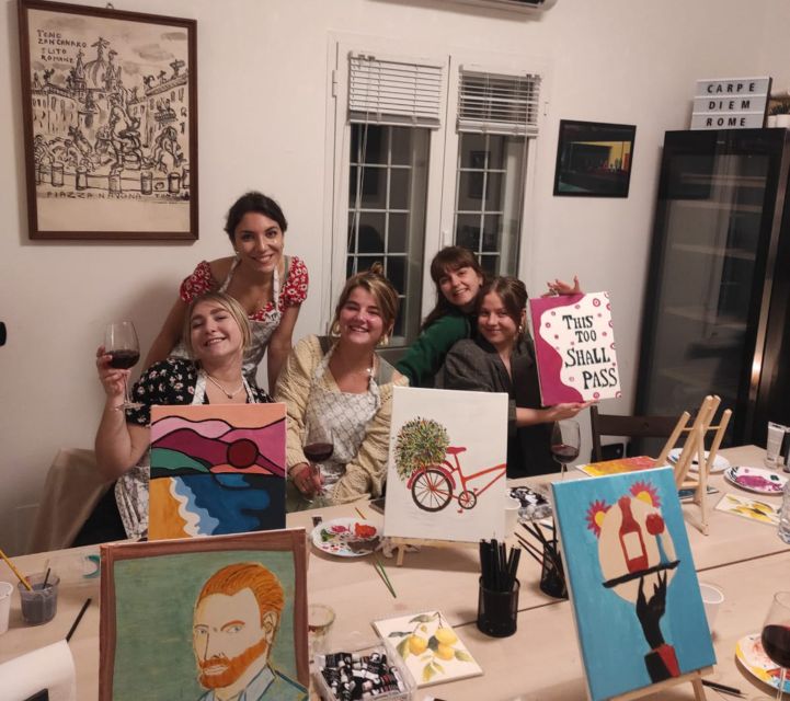 Rome: Small-Group Art Class with Wine - Key highlights you’ll feel right away
