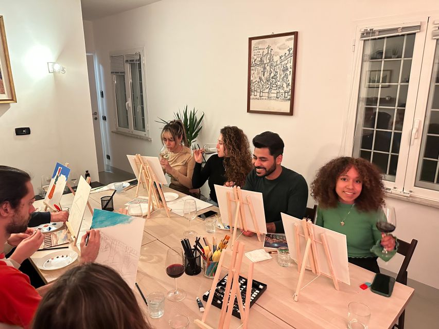 Rome: Small-Group Art Class with Wine - What you paint: iconic Rome scenes as a real souvenir