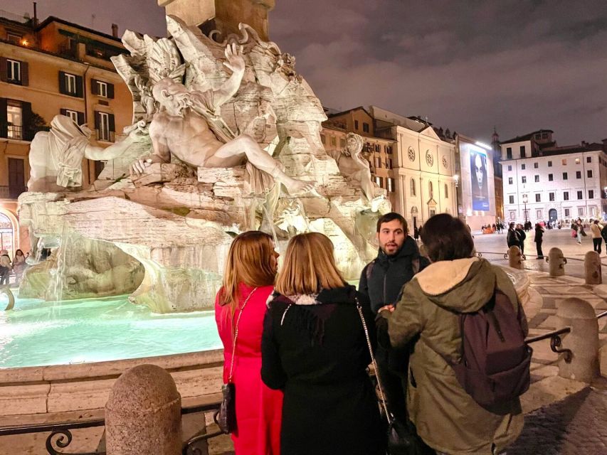 Rome: Spanish Steps, Trevi, Navona and Pantheon Sunset Tour - The Side-Street Surprise Stop (A Breather With Meaning)