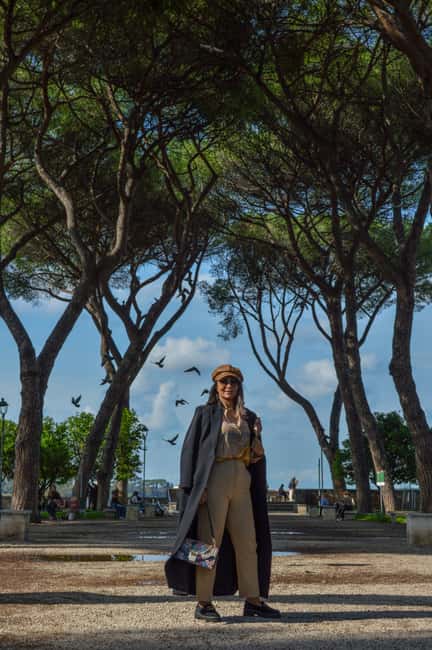 Rome: Vespa scooter tour "When in Rome" - Giardino degli Aranci Orange Garden (20 minutes): a break that feels like a cheat code