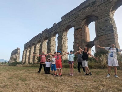 Rome:Appian Way E-bike Tour, Catacombs, Aqueducts & Transfer - E-bikes, helmets, and the riding reality on Roman paving