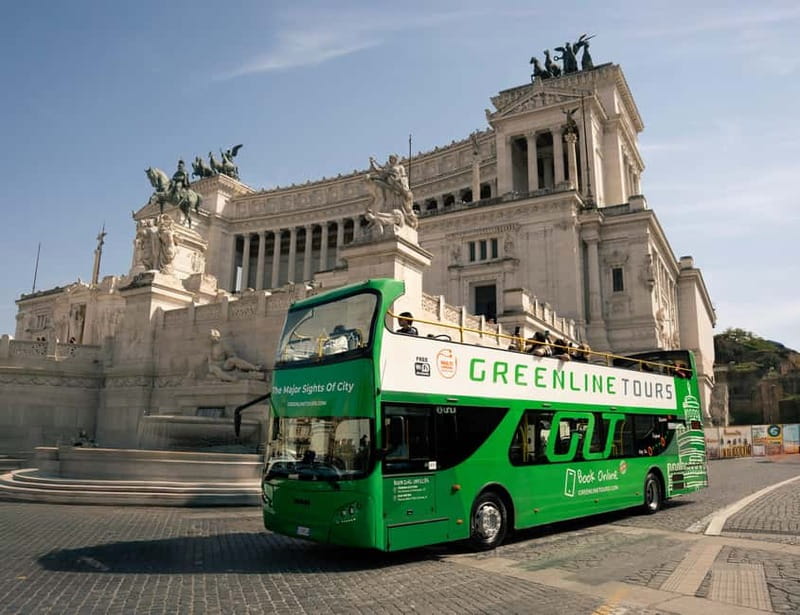 Rome:Hop-On Hop-Off Panoramic Open Bus Ticket 3 Circuits x 1 - Stop-by-Stop: What Each Area Is Good For
