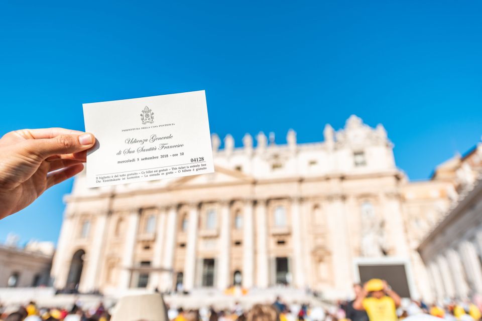 Vatican: Papal Audience and St. Peter's Basilica Guided Tour - Key takeaways before you go
