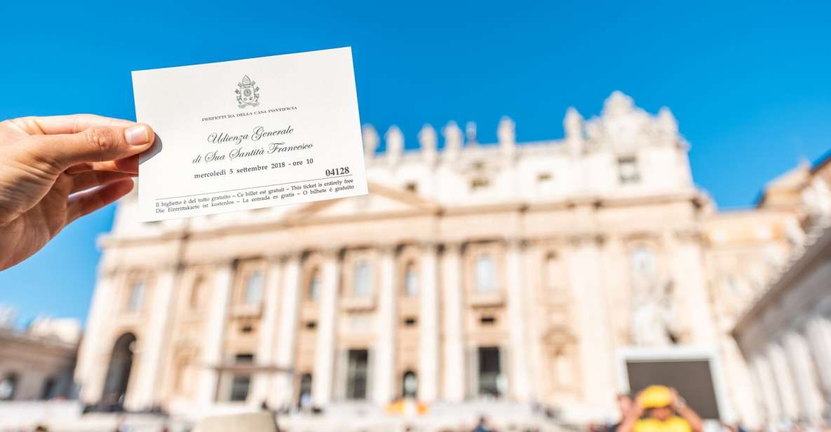 Vatican: Papal Audience and St. Peter's Basilica Guided Tour - St. Peter’s Square: how seating works and what you can actually control